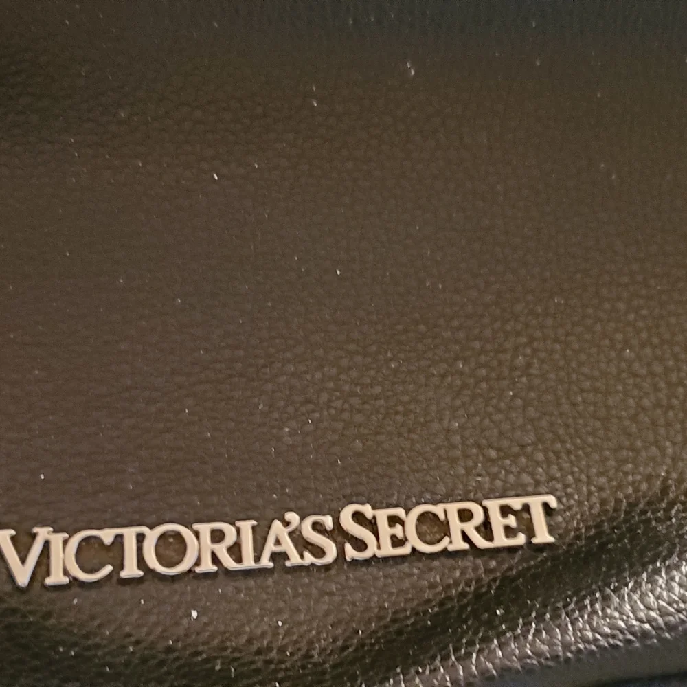Nwt Victoria Secrets Black Leather Backpack Fringed Book Bag